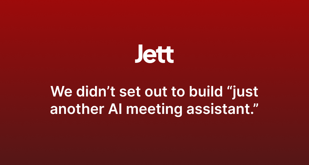 Why We Started Jett
